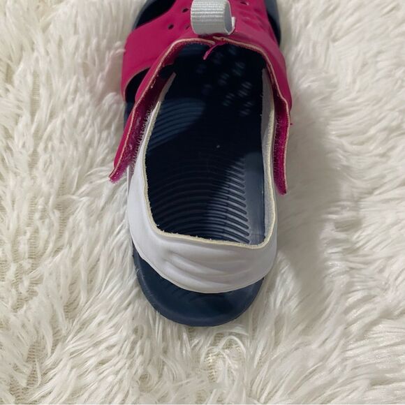 NIKE Sandals Sunray Protect 2 Water Beach pool Fireberry Youth Size 13 - Picture 5 of 10